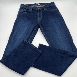 Tecovas Mens Slim Jeans Dark Blue